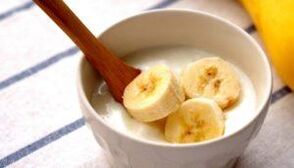 Banánová maska ​​pro zářivost a pleť bez vrásek