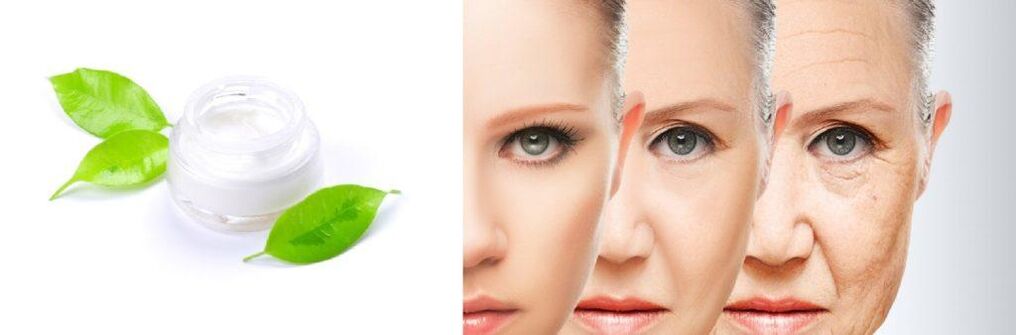 Pleťová maska ​​proti stárnutí